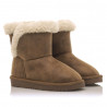 Botins MustangKids 48890BJ sky marrons amb pel