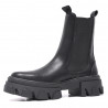 Botins plataforma Corina negres tipus chelsea però amb sola track gruixuda