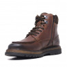 Botins Zen marrons de pell encerats
