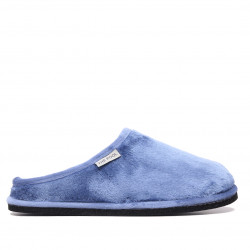 Zapatillas casa The Pool Slippers azules con pelo - Querol online