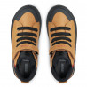 Botins Geox gisli grocs i negres amb tancament elàstic i velcro