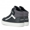 Zapatillas altas Geox b gisli negras con detalle en blanco