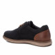Zapatos sport Refresh 171439 en negro con detalles marrones - Querol online