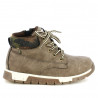 Botines K-Tinni marrones con cordones i cuello acolchado
