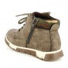 Botines K-Tinni marrones con cordones i cuello acolchado
