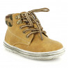 Botines K-Tinni camel con cremallera y cordones estilo montaña