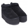 Botines plataforma negros mini con plataforma