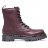 Botins plataforma bordeus amb lleugera plataforma