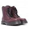 Botins plataforma bordeus amb lleugera plataforma