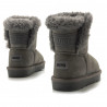 Botines MustangKids 4890BJ sky grises con pelo