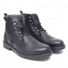 Botines Lobo wank negras con cremallera lateral