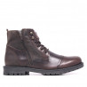 Botins Lobo wank marrons amb cremallera lateral