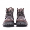 Botins Lobo wank marrons amb cremallera lateral