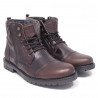 Botins Lobo wank marrons amb cremallera lateral