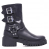 Botines Querol estil biker amb dos sivelles laterals de piel