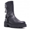 Botins Querol estil biker amb dos sivelles laterals de pell