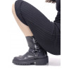 Botines Querol estil biker amb dos sivelles laterals de piel