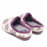 Zapatillas casa Laro abrigadas con borreguita y diseño de copos