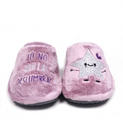 Zapatillas casa Laro tú no brillas deslumbras - Querol online