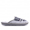 Zapatillas casa Laro grises a cuadros