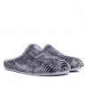 Zapatillas casa CM Confort grises comfort  estampado animal print