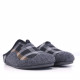 Zapatillas casa CM Confort grises oscuras a cuadros - Querol online