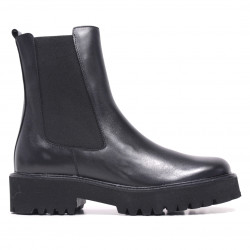 Botins plans Redlove harper negres tipus chelsea de punta quadrada - Querol online