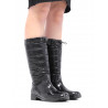 Botas agua Stay negras con acolchado