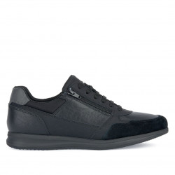 Sabates sport Geox avery home negre amb cordons - Querol online