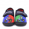 Zapatillas casa Leomil super mario bros negras