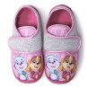 Zapatillas casa de la patrulla canina rosas y grises con Skye y Everest