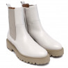 Botines planos Bryan beige chelsea