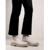 Botines planos Bryan beige chelsea