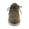 Botins Zen de pell marrons amb cordons