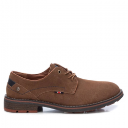 Sabates vestir Xti 141881 camel amb costura blava - Querol online