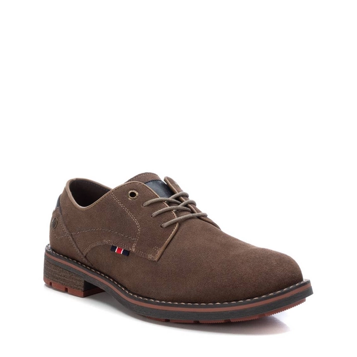 Zapatos vestir Xti 141881 taupe con costura marrón - Querol online