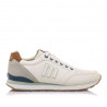 Sabates sport Mustang 84697 porland classic en blanc amb detalls blaus i marrons
