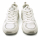 Zapatillas urban Mustang 60438 daddy blancas y plateadas - Querol online