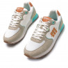Zapatillas urban Mustang 60080 joggo classic multicolor don detalles en tonos pastel