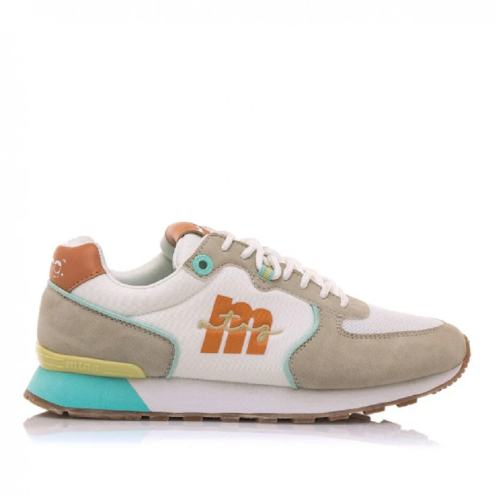 Zapatillas urban Mustang 60080 joggo classic multicolor don detalles en tonos pastel - Querol online