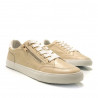 Zapatillas urban Mustang 60411 aria oro con cremallera lateral