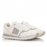 Zapatillas urban Mustang 69983 joggo classic blancas con detalles en gris