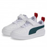 Zapatillas deporte Puma Rickie AC con logo en verde infantiles