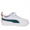 Zapatillas deporte Puma Rickie AC con logo en verde infantiles