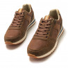 Zapatos sport Mustang 84735 metro marrón con cremallera lateral