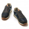 Zapatos sport Mustang 84735 metro azul con cremallera lateral