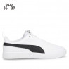 Sabatilles esport Puma Rickie AC amb logo en negre infantils