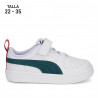 Sabatilles esport Puma Rickie AC amb logo en verd infantils