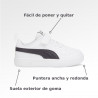 Sabatilles esport Puma Rickie AC amb logo en negre infantils