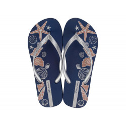 CHANCLAS DE MUJER IPANEMA CLASSICA HAPPY XI FEM BLUE/SILVER - Querol online